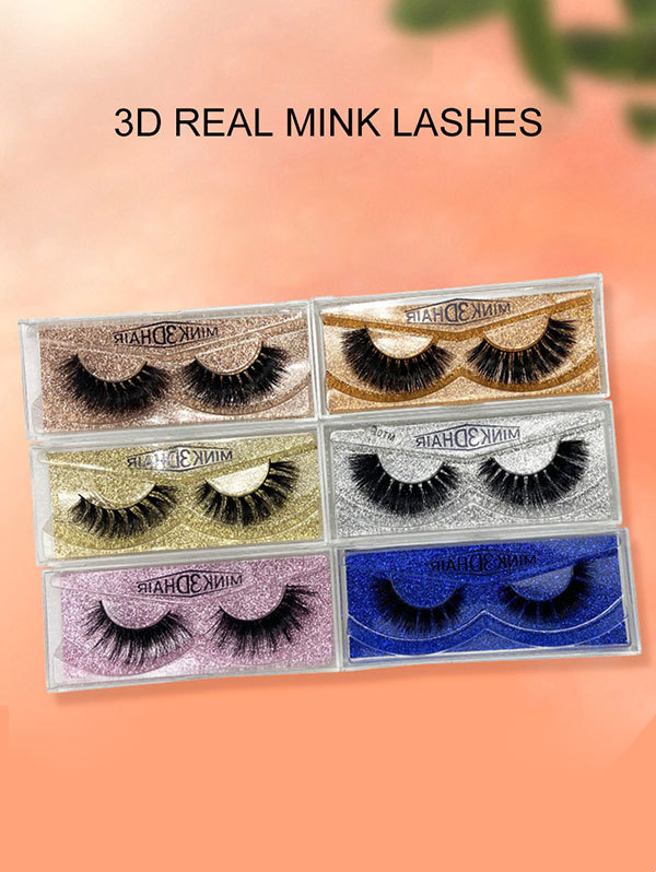 1 Pair Mink 3D Hair Eyelashes MT Series(10 size choices ,leave message or by random)