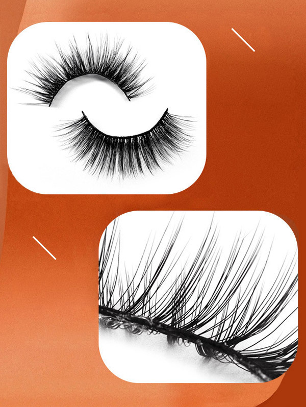 10 Pair a Set 3D Soft Eyelashes Wispy Fluffy Long Lashes Natural Eye Makeup