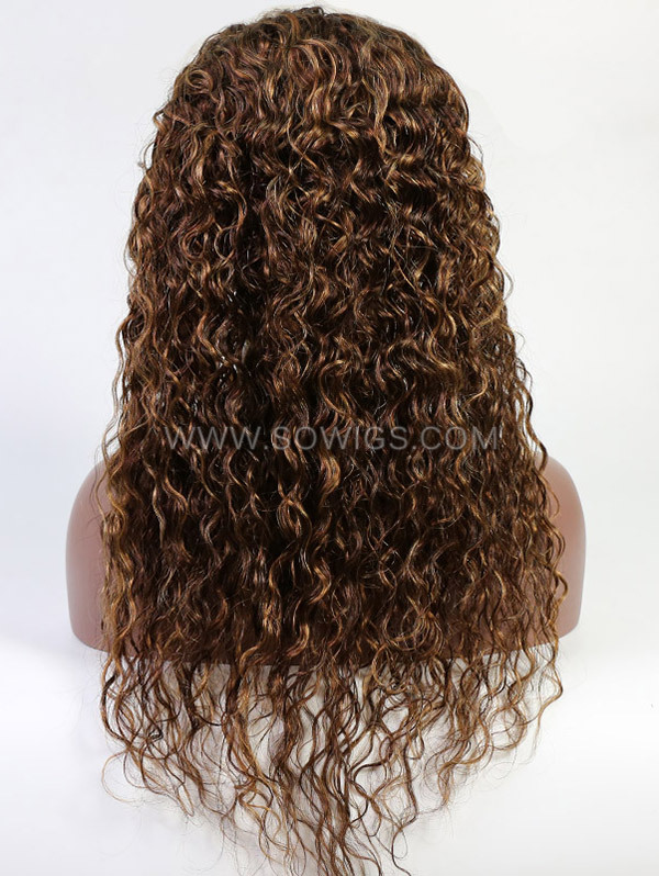 P4/27 Hightlighted Color 13*4 Lace Front Wigs 130% Density Lace Wigs Virgin Human Hair Natural Hairline