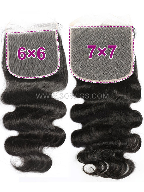 6*6 / 7*7 Lace Closure Human Hair