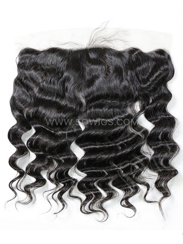 13*4 Silk Base Frontal Loose Wave Human Hair