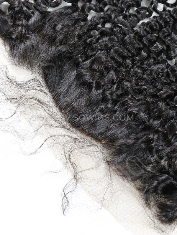 13*4 Silk Base Frontal Deep Curly Human Hair