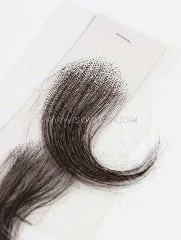 100% Human Hair Natural Baby Hair Patch Baby hair Control Protective