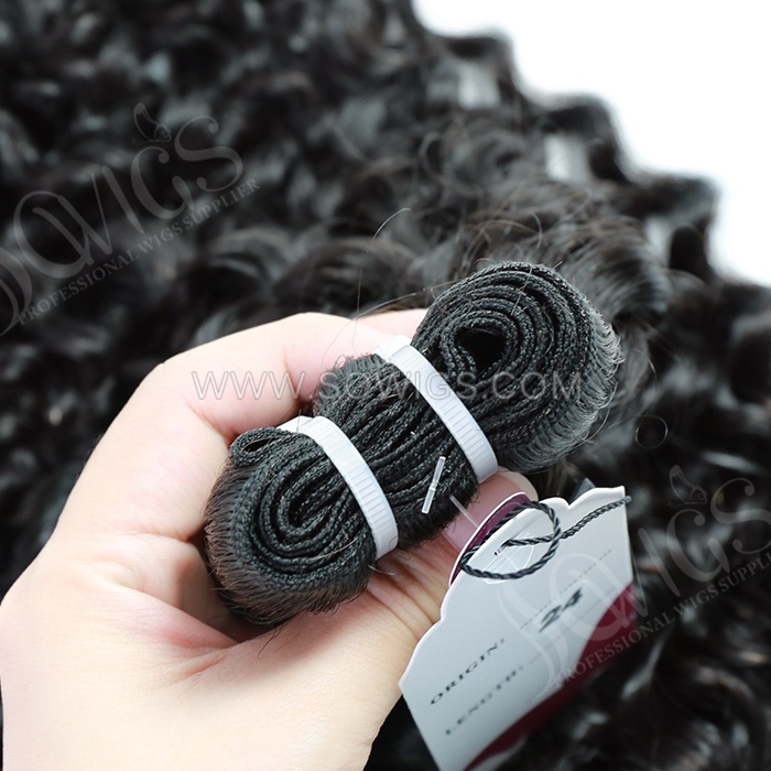 1 Bundle Italian Curly 100% Unprocessed Virgin Human Hair Extensions Double Weft Sowigs Hair