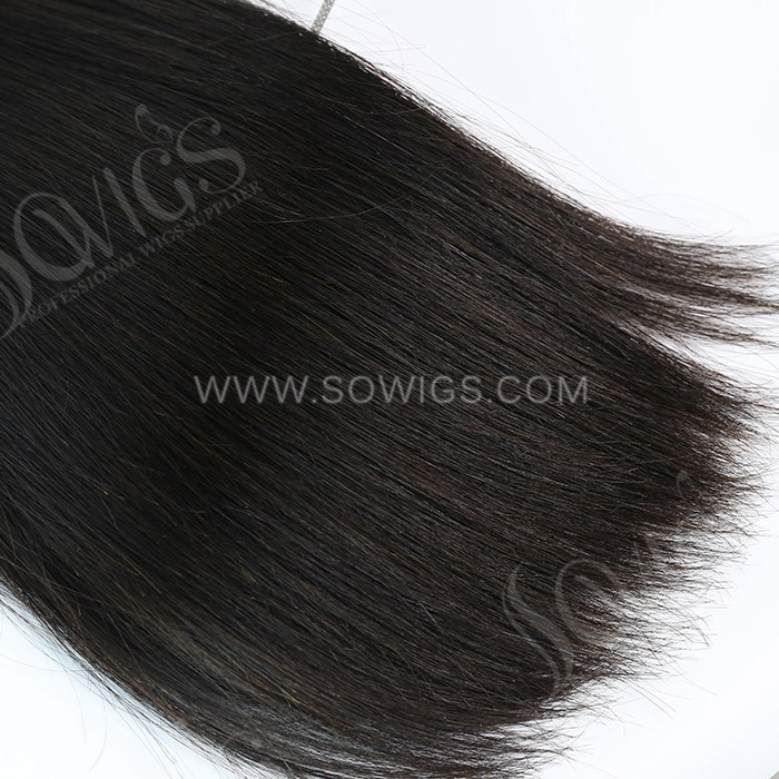 3 Bundles Straight 100% Unprocessed Virgin Human Hair Extensions Double Weft Sowigs Hair Natural Color