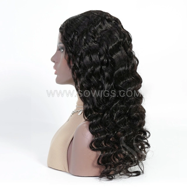 Loose Wave U Part Wigs V Part Wigs 130% & 300% Density 100% Unprocessed Virgin Human Hair Natural Color