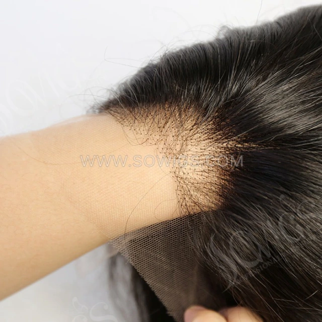 Premium grade HD Lace 13x6 Full Frontal Wigs 150% and 200% Density Lace Wigs 100% Virgin Human Hair Natural Color