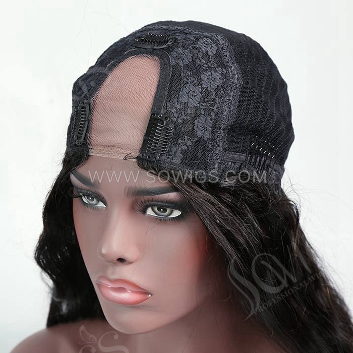 Body Wave U Part Wigs V Part Wigs 130% & 300% Density 100% Unprocessed Virgin Human Hair Natural Color