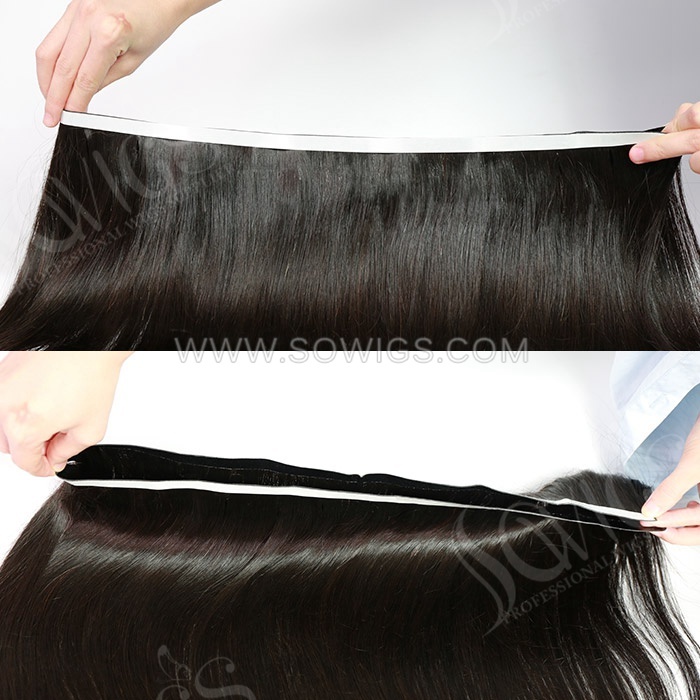 Long Tape in Tape Hair Extension 100gram/Set Natutal Color 100% Human Hair Weaves