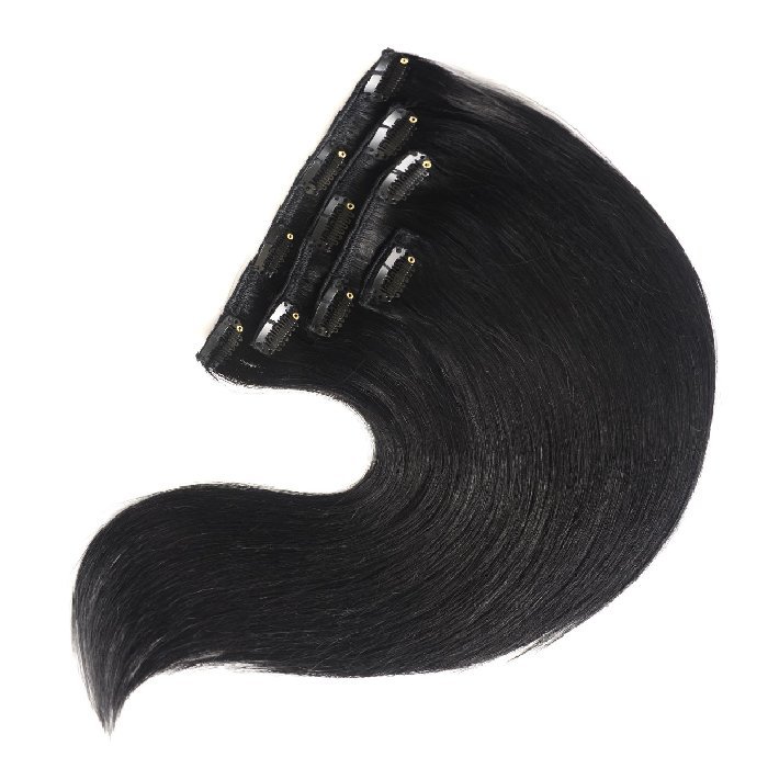 12-30inch Clip Hair Extension Clip in 8pcs 120gram/ pack Natural Color