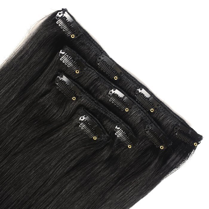 Clip Hair Extension Clip in 8pcs 120gram Natutal Color