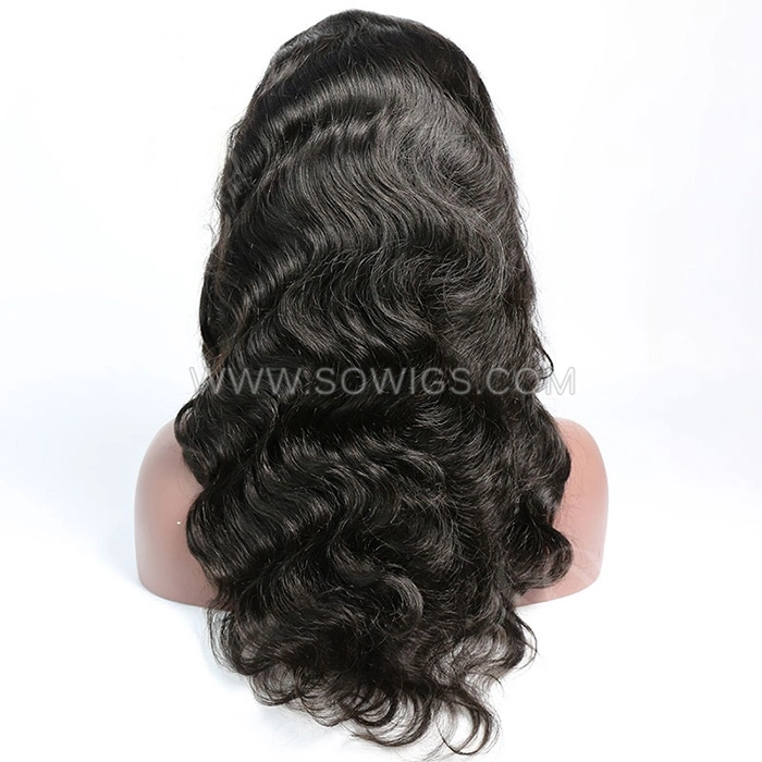 HD Undetectable Lace 13x4 Wigs Full Frontal 150% and 200% Density Lace Wigs Pre Plucked Virgin Human Hair Natural Color