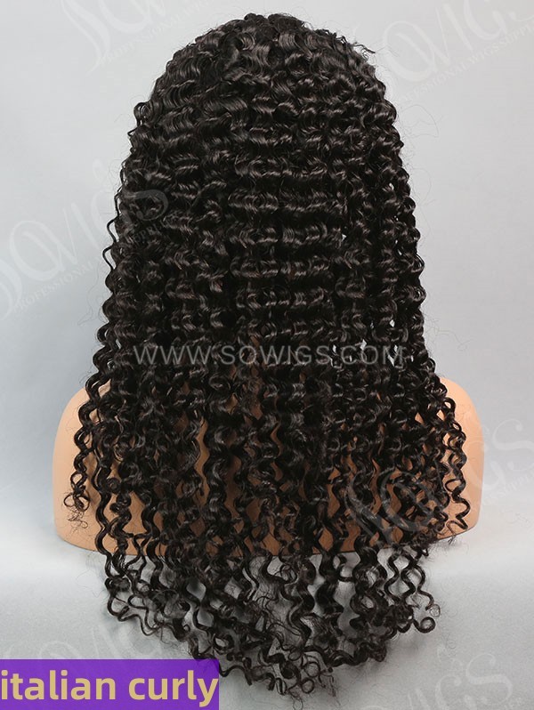 【10 hairstyle link】Full Lace Wigs Transparent Lace 130% Density Virgin Human Hair Natural Color