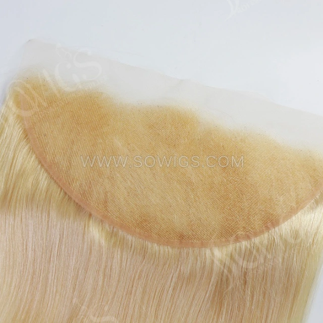 Premium grade Blonde Color 613# 13*4/ 13*6 Transaprent /HD Lace Frontals 100% Unprocessed Virgin Human Hair