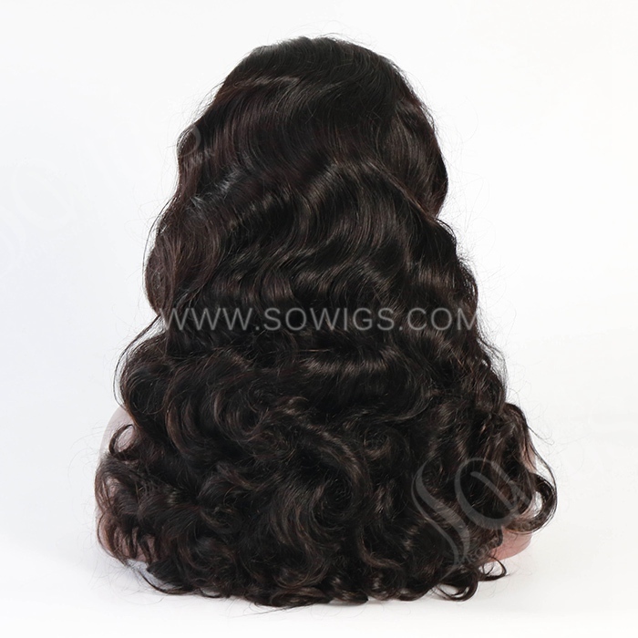 【11 hairstyle】Double Drawn Full Frontal 13x4 Lace Wigs 200% Density Glueless Wear Go Lace Wigs 100% Virgin Human Hair Natural Color