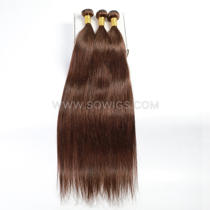 【9 hairstyle】Color Hair 1 Bundle 12-30inch 100% Virgin Human Hair Extension