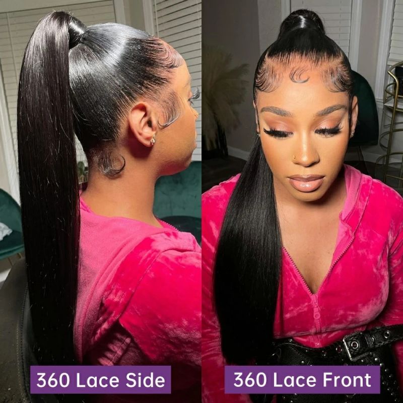 【11 hairstyle】360 Lace Wigs 150% /200% Density Virgin Human Hair Natural Color