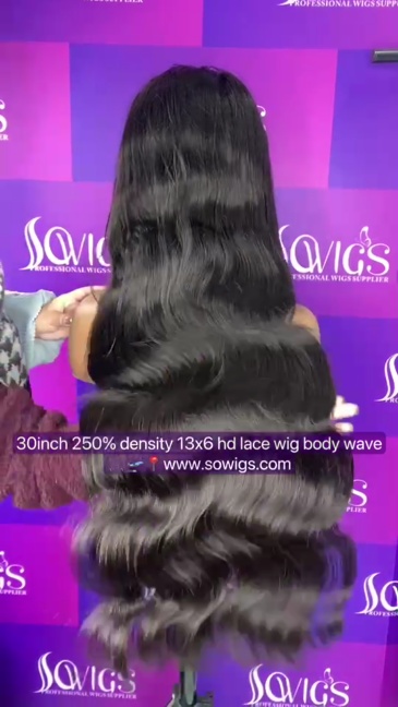 Full Frontal 13x6 HD Lace Wigs Glueless Wear Go Lace Wigs 100% Virgin Human Hair Wigs