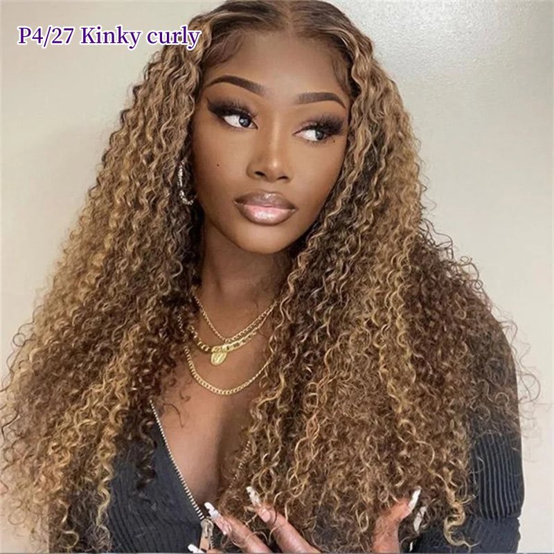 P4/27 Full Frontal 13x4 HD Lace Wigs Glueless Wear Go HD Lace Wigs 100% Virgin Human Hair Wig