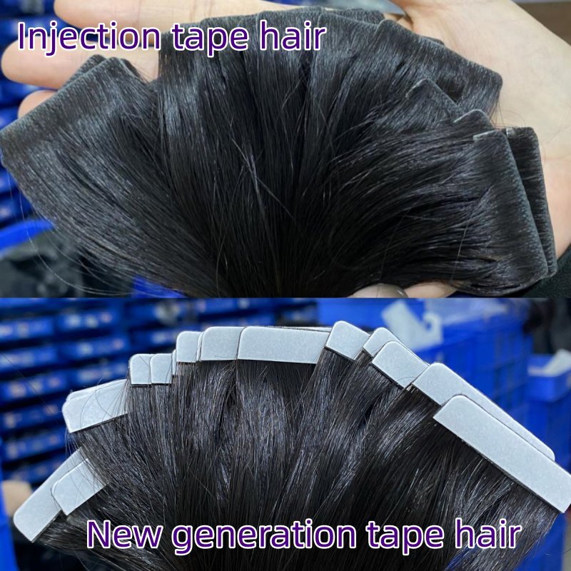 Seamless Tape Ins 1 pack 20pcs 50grams Straight Remy Hair Extensions Natural Human Hair Seamless Adhesives Tape