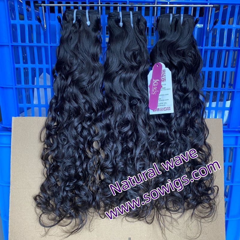 Sowigs 12A Top Natural Wave Virgin Hair 1/3 Bundles Deal