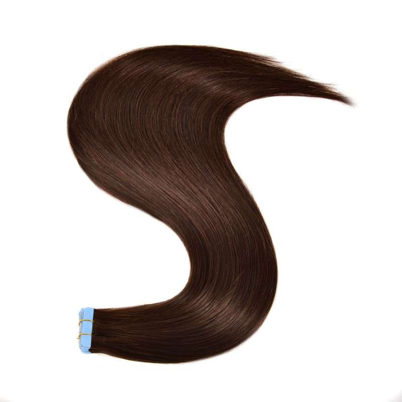 Color 2# Tape hair Extension 20pcs 50gram/pack 100% Human Hair