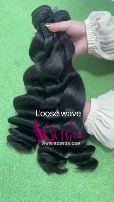 Brazilian Loose Wave Hair Weave Bundles 1 3 Bundles Virgin Remy Human Hair Bundles
