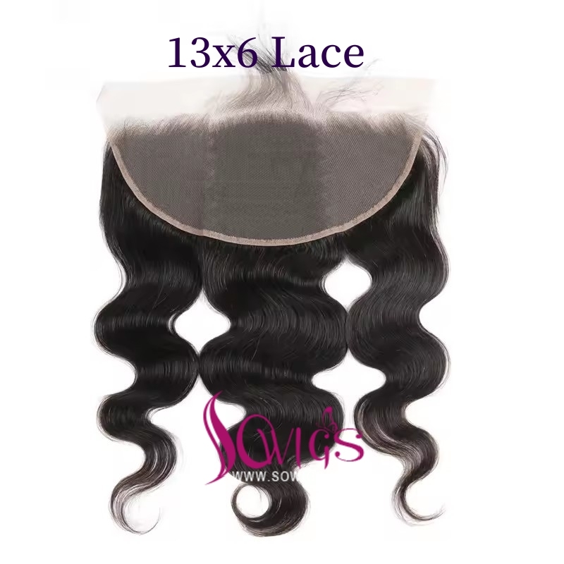 (All texture )HD 13*4 & 13*6 Lace Frontal 100% Unprocessed Virgin Human Hair Natural Color