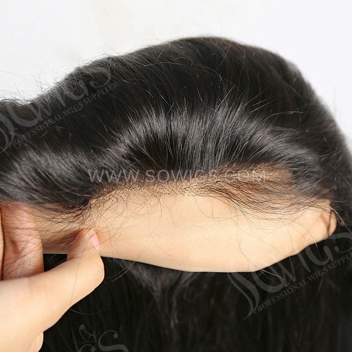 Glueless 5x5 HD Lace Closure Wigs Loose Deep 100% Unprocessed Human Hair Wigs Natural Color