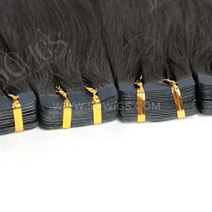 Sowigs Tape ins Extension Straight 12A Gade Virgin Hair 1/3/4 Packs 20/60/80 Pcs Deal