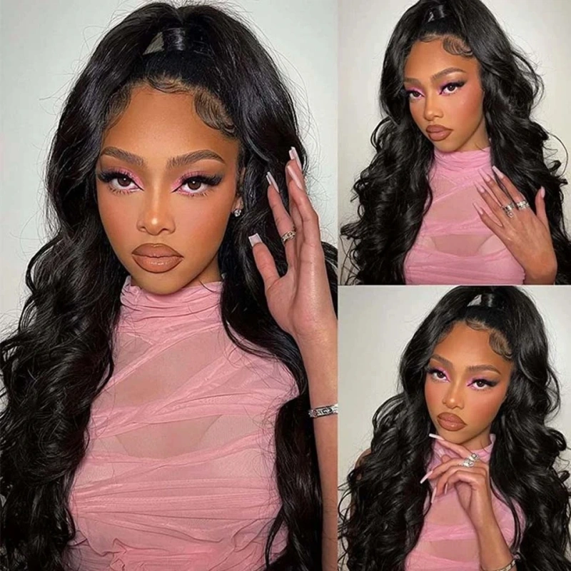 Sowigs 12A Grade Full Lace Wigs Loose Wave Transparent Lace 130% Density Virgin Human Hair Natural Color