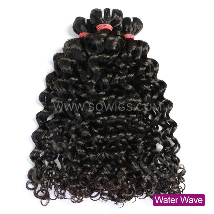 1 Bundle Raw Vietnamese Hair Water Wave (Can bleach to color 613#)100% Unprocessed Human Hair Extension Natural Color