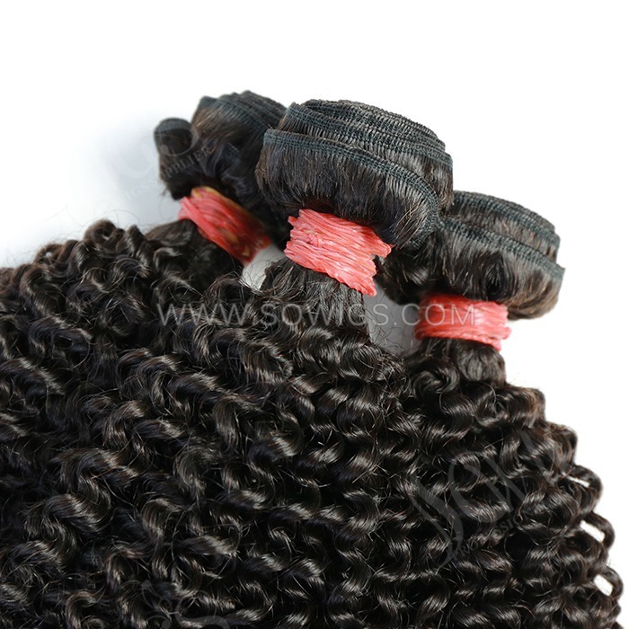 1 Bundle Raw Vietnamese Hair Afo Kinky Curly (Can bleach to color 613#)100% Unprocessed Human Hair Extension Natural Color