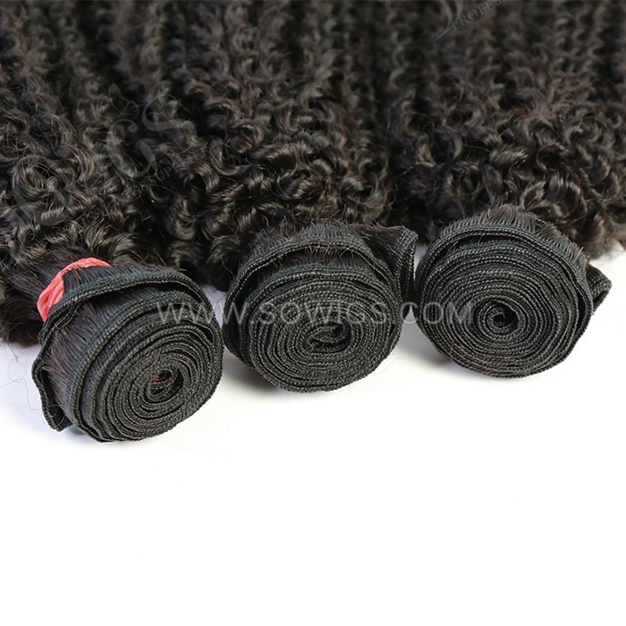 1 Bundle Raw Vietnamese Hair Afo Kinky Curly (Can bleach to color 613#)100% Unprocessed Human Hair Extension Natural Color