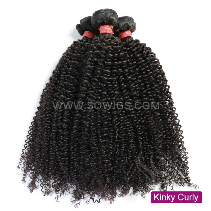 1 Bundle Raw Vietnamese Hair Afo Kinky Curly (Can bleach to color 613#)100% Unprocessed Human Hair Extension Natural Color