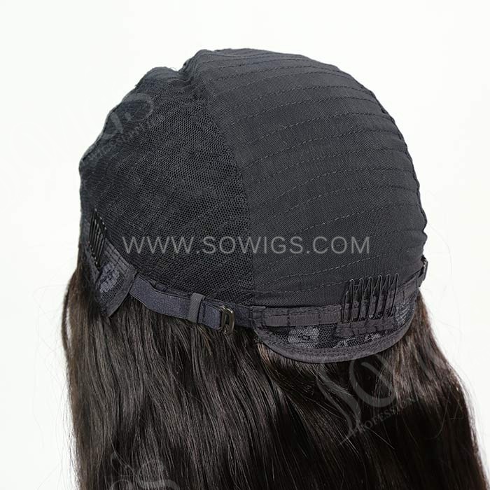 U Part Wigs V Part Wigs 150% /200% /300% Density Straight Hair Virgin Human Hair Natural Color