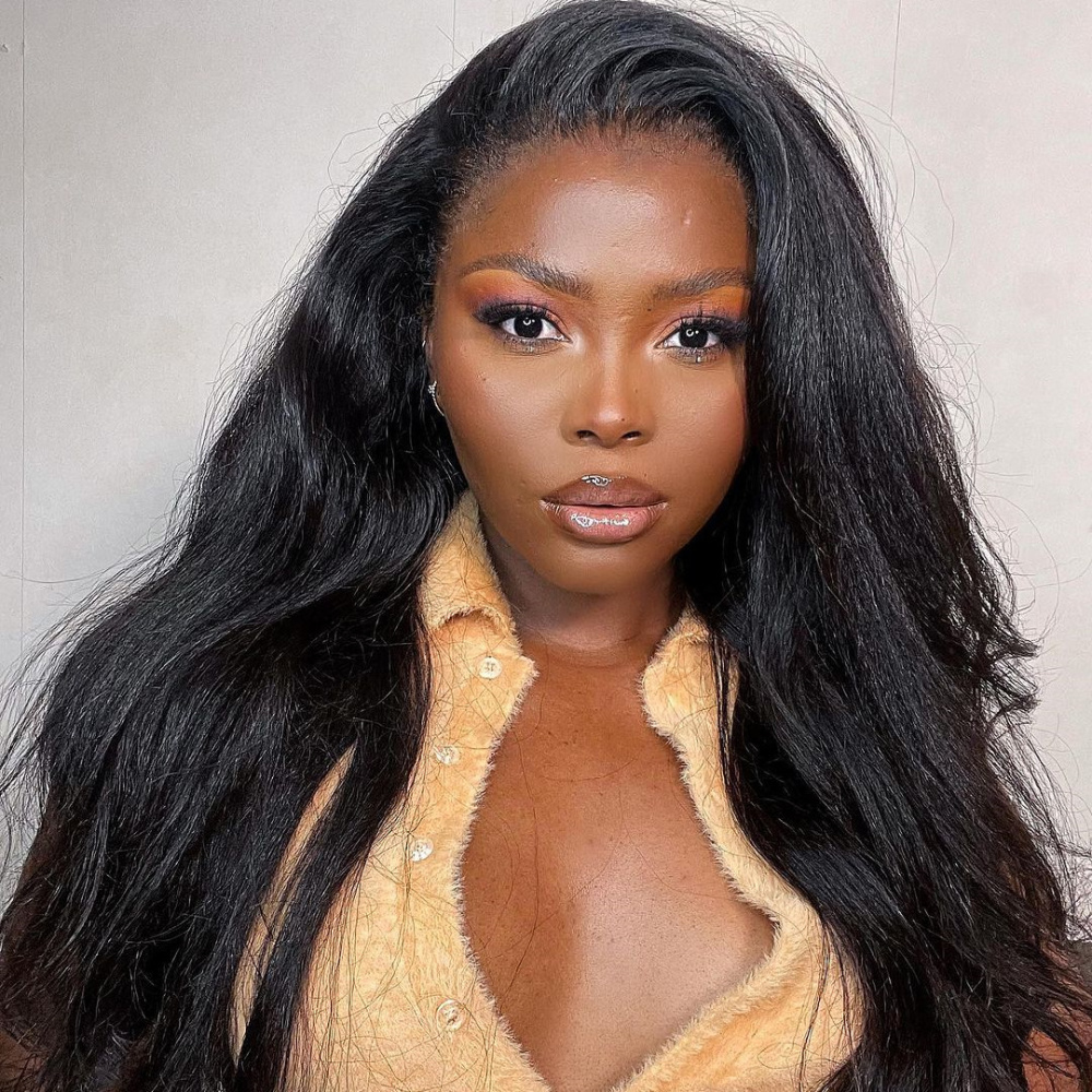 12-40inch U Part Wigs V Part Wigs 150% 200% 300% Density Straight Hair Virgin Human Hair Natural Color