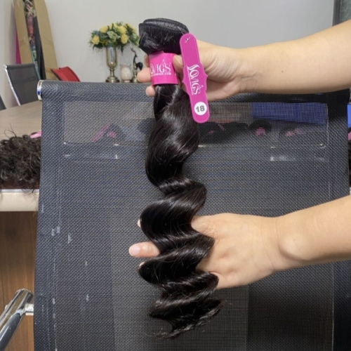 12A Grade Loose Wave Hair Weave 1/3 Bundles Virgin Remy Human Hair Extension