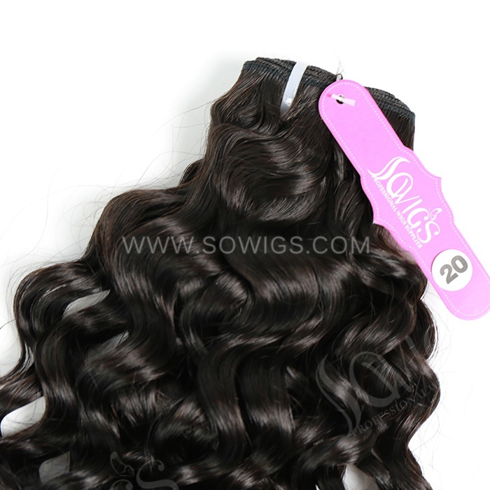 12A Grade Italian Curly Hair Weave 1/3 Bundles Virgin Remy Human Hair Extension