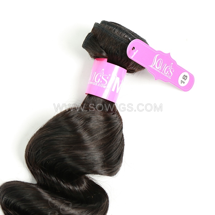 12A Grade Loose Wave Hair Weave 1/3 Bundles Virgin Remy Human Hair Extension