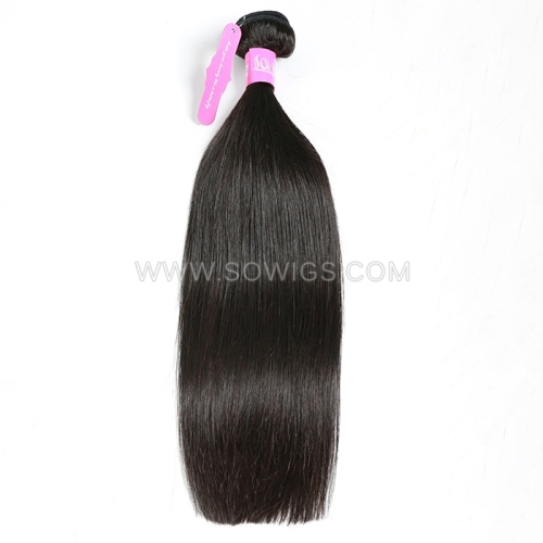 12A Grade Straight Hair Weave 1/3 Bundles Virgin Remy Human Hair Extension