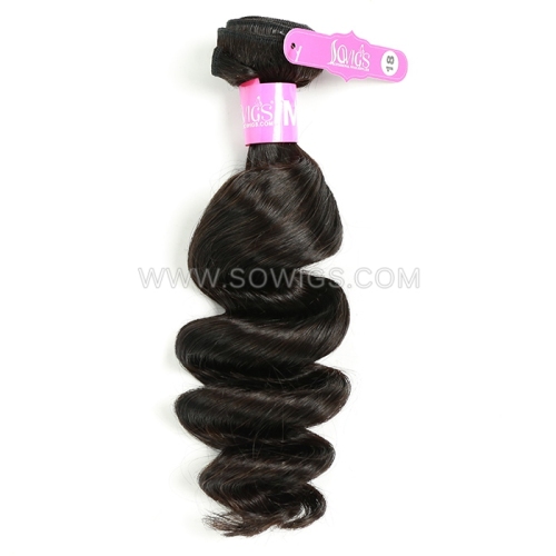 12A Grade Loose Wave Hair Weave 1/3 Bundles Virgin Remy Human Hair Extension