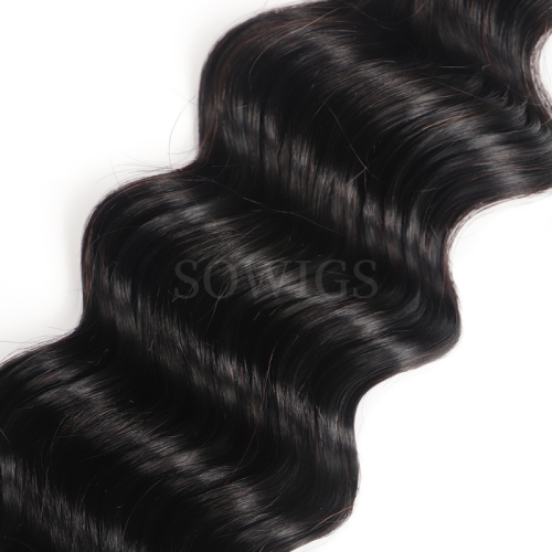 12A Grade Loose Deep Hair Weave 1/3 Bundles Virgin Remy Human Hair Extension