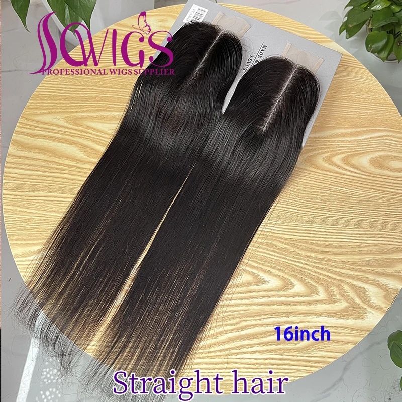 2x6 Lace Closure 100% Unprocessed Virgin Human Hair Natural Color