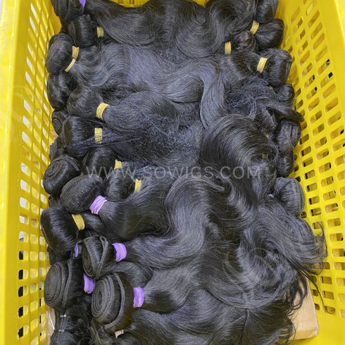 Sowigs Color 1# Jet Black 12A Grade Straight Hair Virgin Human Hair 1 Bundle