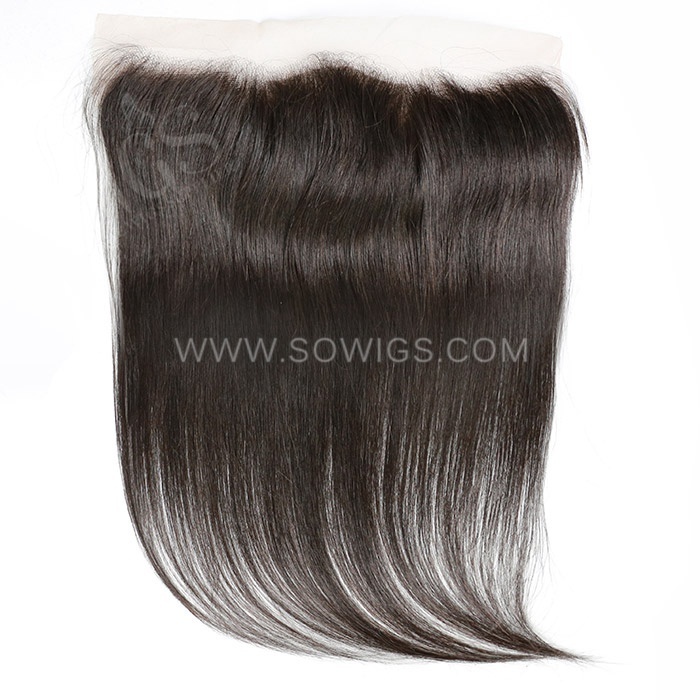 13x4 Silk Base Frontal 100% Unprocessed Virgin Human Hair Natural Color