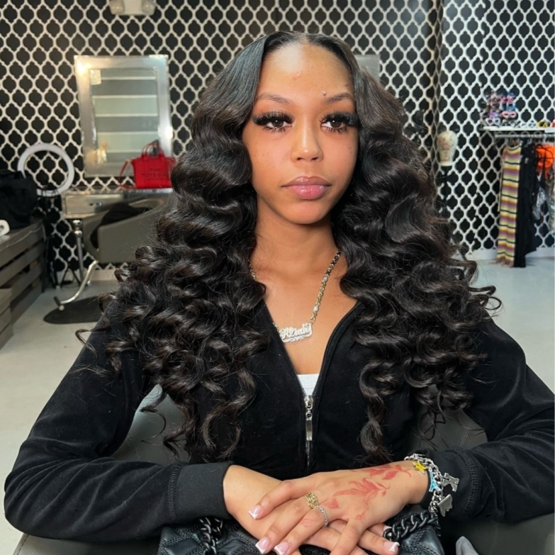 12-40inch U Part Wigs V Part Wigs Loose Wave Virgin Human Hair Natural Color