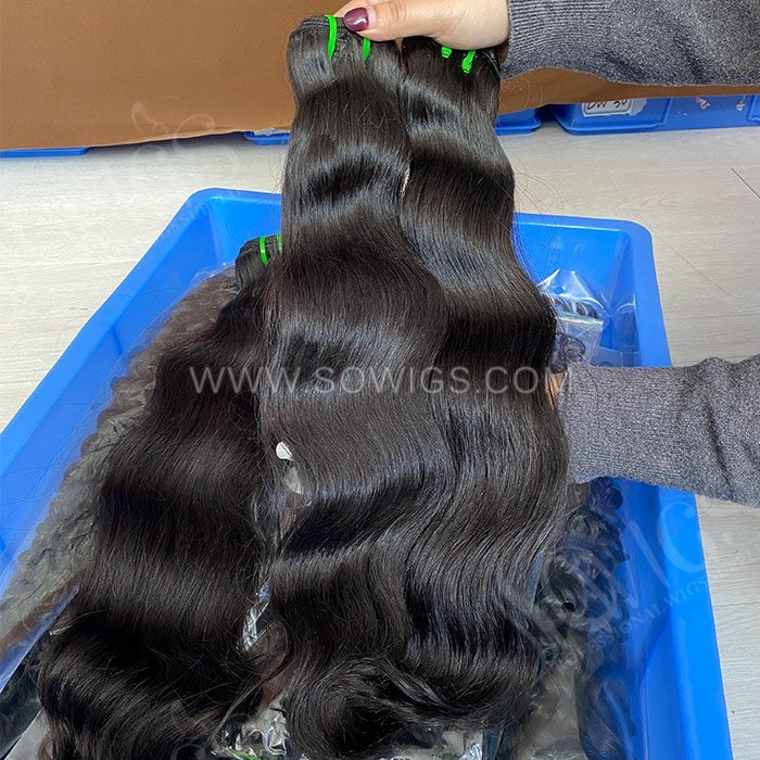 1 Bundle Raw Vietnamese Hair(Can bleach to color 613#)100% Unprocessed Human Hair Extension Natural Color
