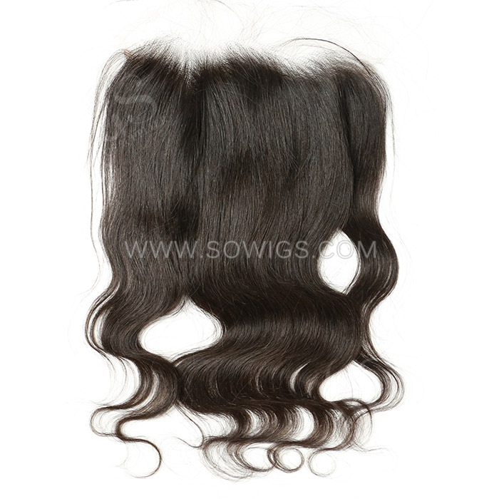 (All hairstyle link) Raw HD 9x6 Lace Closure Small Knots 100% Unprocessed Human Hair Natural Color