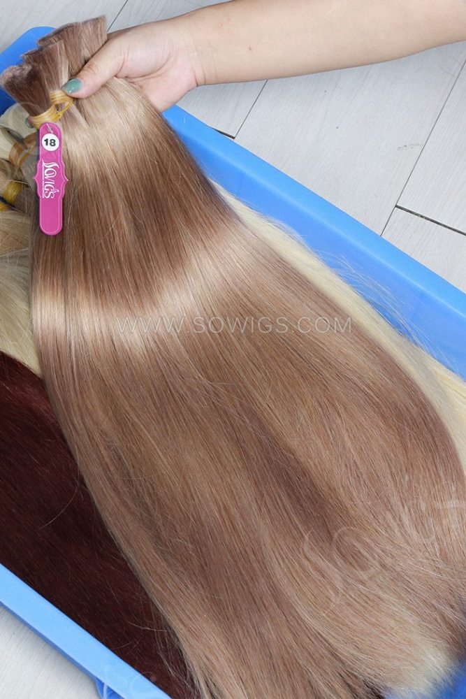 Color 10# Bulk Hair Braiding Hair 100% Virgin Human Hair 95gram/pack